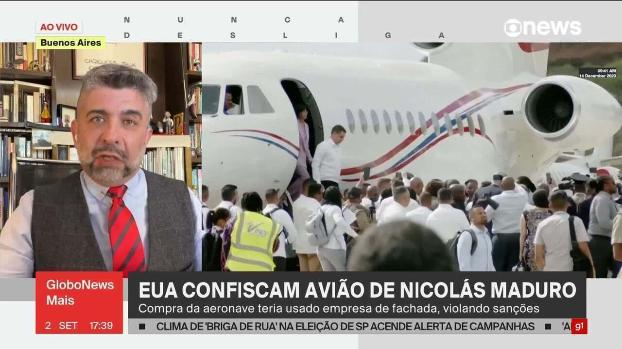 Venezuela chama de 'roubo descarado' apreensão de 2º avião presidencial de Maduro pelos EUA